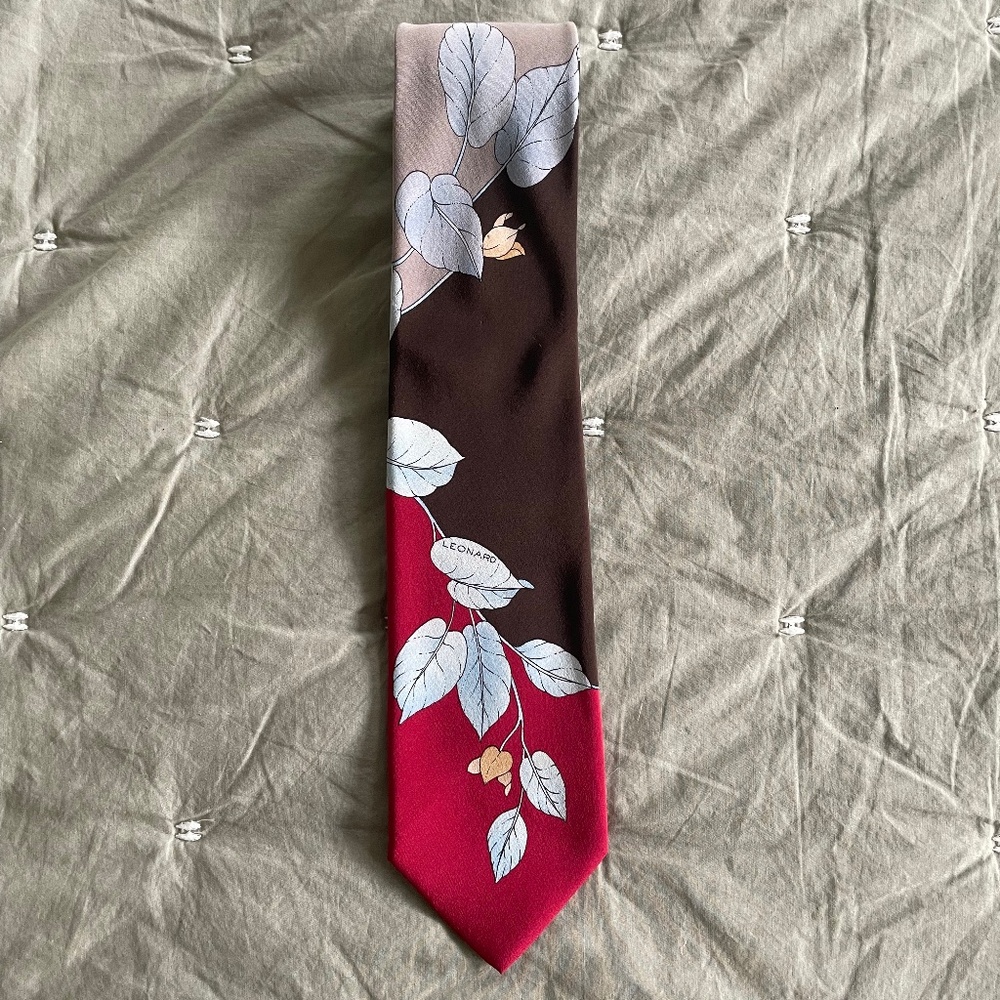 Vintage Men's Tie Leonard from Italy